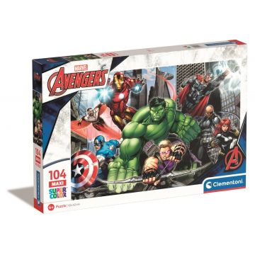 Puzzle Clementoni, Maxi, Avengers, 104 piese