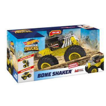 Masinuta Hot Wheels Monster Trucks - Bone Shaker, galben