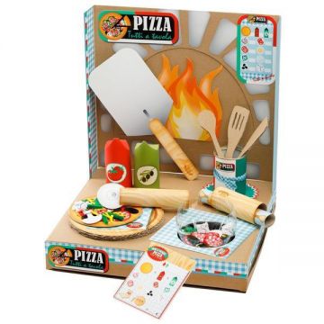 Joc educativ de asamblare DIY Construieste-ti propria pizzerie