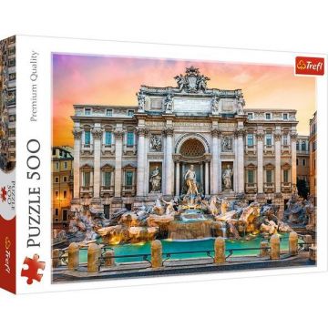 Puzzle 500 trefl fontana di trevi roma