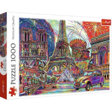 Puzzle 1000 trefl culorile parisului