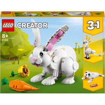 LEGO® LEGO® Creator 3 in 1 - Iepure alb 31133, 258 piese