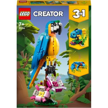 LEGO® LEGO® Creator 3 in 1 - Papagal exotic 31136, 253 piese