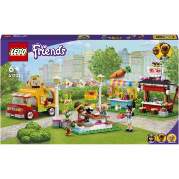 LEGO® LEGO® Friends - Piata cu mancare stradala 41701, 592 piese