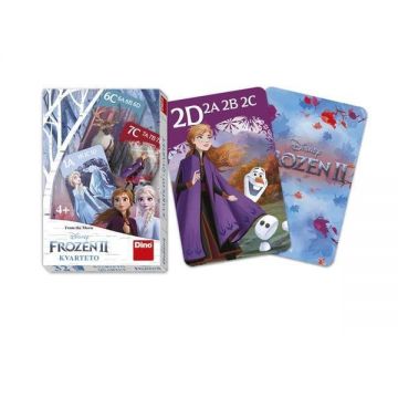 Joc de carti Quartet - Frozen II, Dino, 4-5 ani +