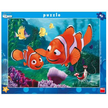 Puzzle - Aventurile lui Nemo (40 piese), Dino, 2-3 ani +