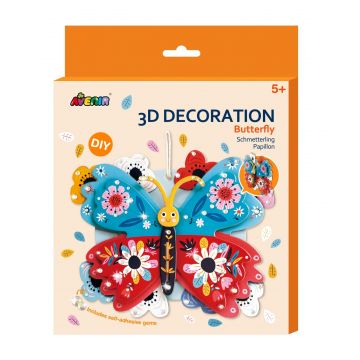 Decoratiune 3D-Fluture, + 3 ani