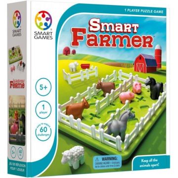 Smart Games - Smart Farmer, joc de logica cu 60 de provocari, 4+ ani