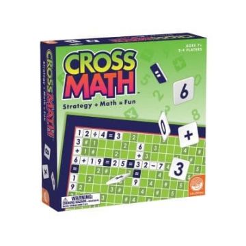 Scrabble matematic- Cross Math, joc de societate 2-4 jucatori, MindWare, + 7 ani