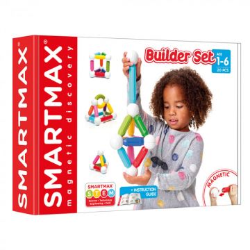 SmartMax My First Builder Set, Set magnetic 20 piese, 1-6 ani