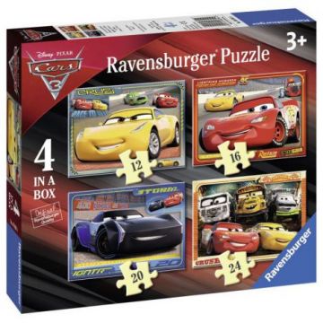 PUZZLE CARS, 12 16 20 24 PIESE