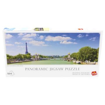Puzzle Panoramic - Podul Alexandre III din Paris, 504 piese