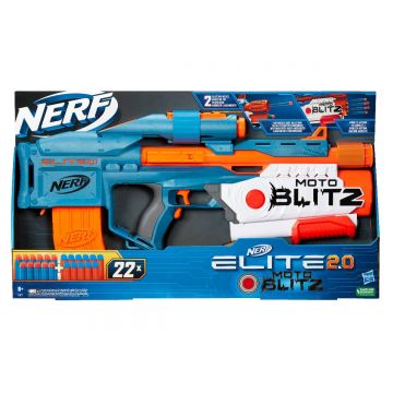 Blaster Nerf Elite 2.0 Motoblitz CS-10, cu 22 proiectile