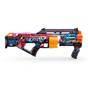 Blaster X-Shot, Excel Skins Last Stand, Graffiti, cu 16 sageti, 36518B