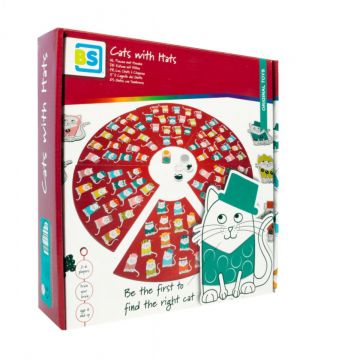 Joc  de atentie, BS Toys, Pisici cu palarii