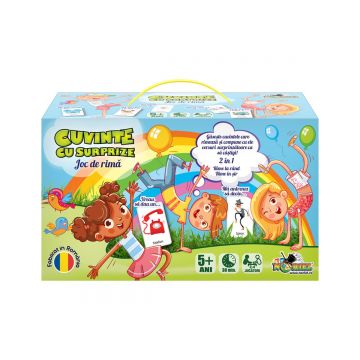 Joc educativ Noriel - Cuvinte cu surprize, Rima 2 in 1