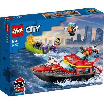 LEGO® City - Barca de salvare a pompierilor (60373)