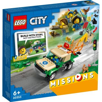 LEGO® City - Misiuni de salvare a animalelor salbatice (60353)