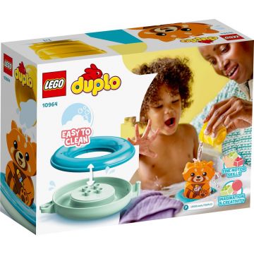 LEGO® DUPLO® - Distractie la baie, Panda rosu plutitor (10964)