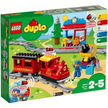 LEGO® DUPLO® - Trenulet cu aburi (10874)