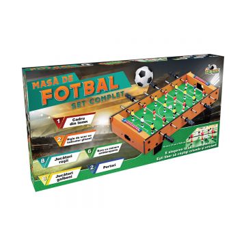 Masa de fotbal din lemn Noriel Games, 70 cm