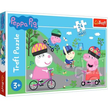 Puzzle Trefl 24 maxi, Ziua activa a Peppei