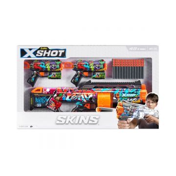 Set 3 blaster X-Shot, Skins Mix Combo