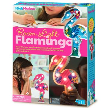 Set creativ DIY, 4M, Lumina pentru camera, Flamingo