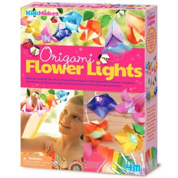 Set creativ DIY, 4M, Luminite cu flori origami