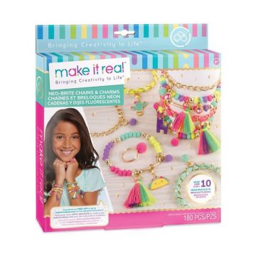 Set de bratari cu talismane, Make It Real, 180 piese