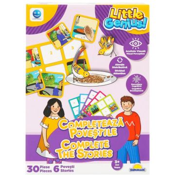 Joc de memorie, Completeaza povestile, Smile Games, 30 piese