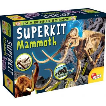 Joc educativ Experimentele micului geniu, Kit paleontologie mamut LISCIANI