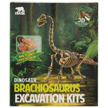 Kit arheologic, 3D Skeleton, Sapa si descopera un Brachiosaurus