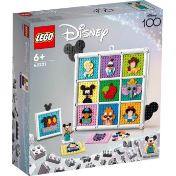 LEGO® Disney - 100 de ani de figuri emblematice de animatie Disney (43221)