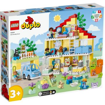 LEGO® DUPLO - Orasul meu casa de familie 3 In 1 (10994)