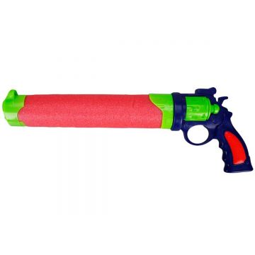 Pistol cu apa, din burete, Zapp Toys Swoosh, Verde-Rosu