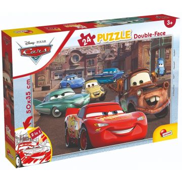 Puzzle 2 in 1 Lisciani Disney Cars, Plus, 24 piese