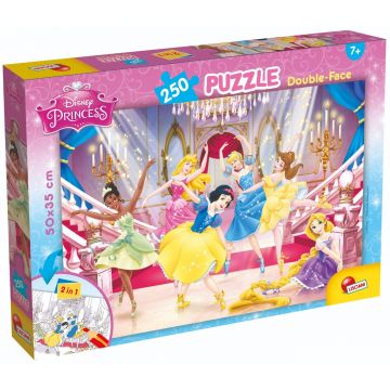 Puzzle 2 in 1 Lisciani Disney Princess, Plus, 250 piese