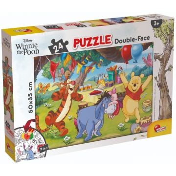 Puzzle 2 in 1 Lisciani Disney Winnie The Pooh, Plus, 24 piese