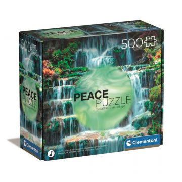 Puzzle Clementoni, Cascada Naturala, 500 piese