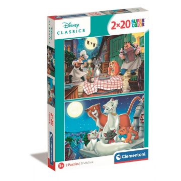 Puzzle Clementoni Disney Animals Friends, 2 x 20 piese