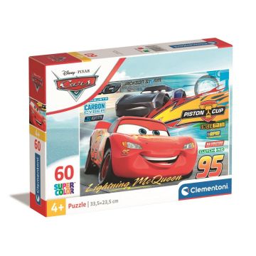 Puzzle Clementoni Disney Cars, Cupa Piston, 60 piese