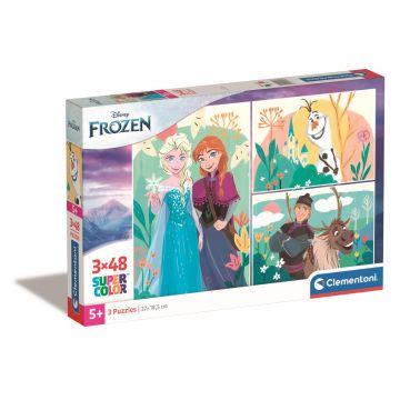 Puzzle Clementoni Disney Frozen, 3 x 48 piese