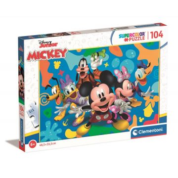 Puzzle Clementoni Disney Mickey Mouse si prietenii sai, 104 piese