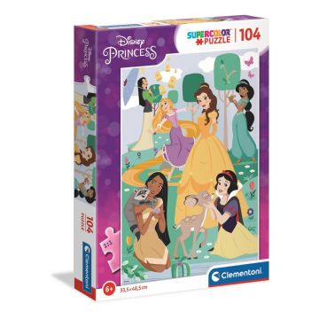 Puzzle Clementoni Disney Princess, 104 piese