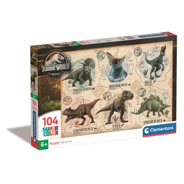 Puzzle Clementoni Jurassic World, 104 piese