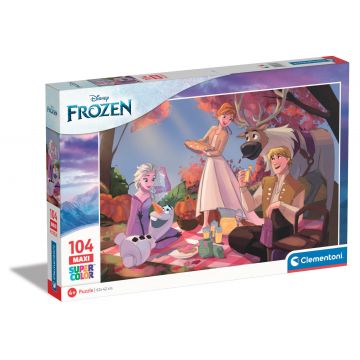 Puzzle Clementoni Maxi, Disney Frozen, 104 piese