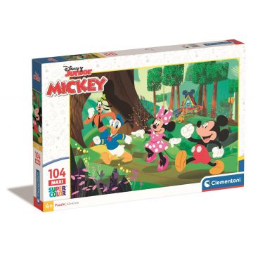 Puzzle Clementoni Maxi, Disney Mickey Mouse, 104 piese