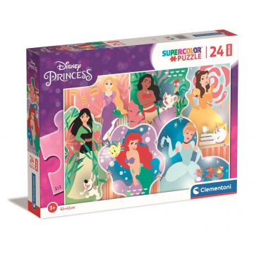 Puzzle Clementoni Maxi, Disney Princess, 24 piese