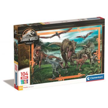 Puzzle Clementoni Maxi, Jurassic World, 104 piese